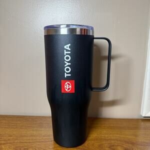 Toyota Product 40 oz Blk Tumbler Cup Logo New Without Box Mt Hood Meadows